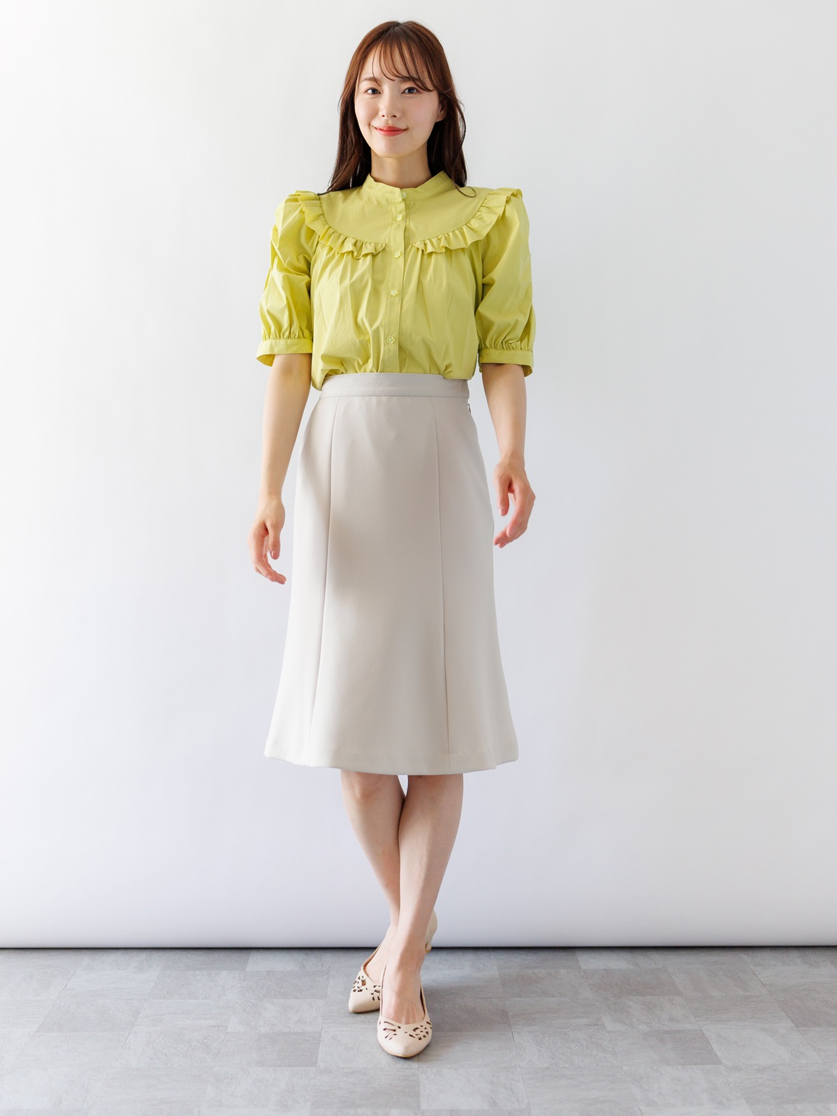 アクアスーチングひざ丈マーメイドスカート｜KarLParkLane Style