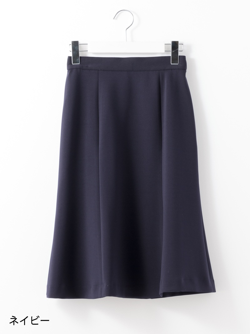 ARTS&SCIENCE ひざ丈スカート 紺 2014425J0006 アクアスーチングひざ丈マーメイドスカート|KarLParkLane Style