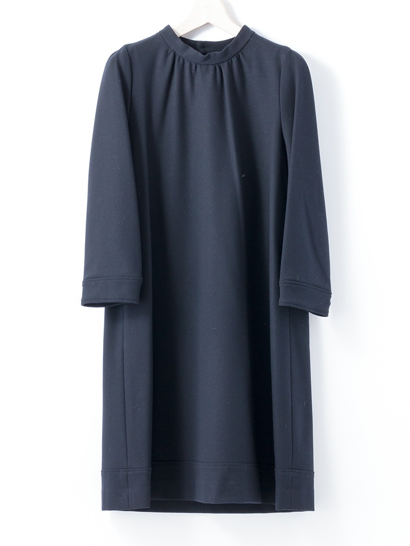 【50%OFF】T/R両面起毛 Ａラインワンピース