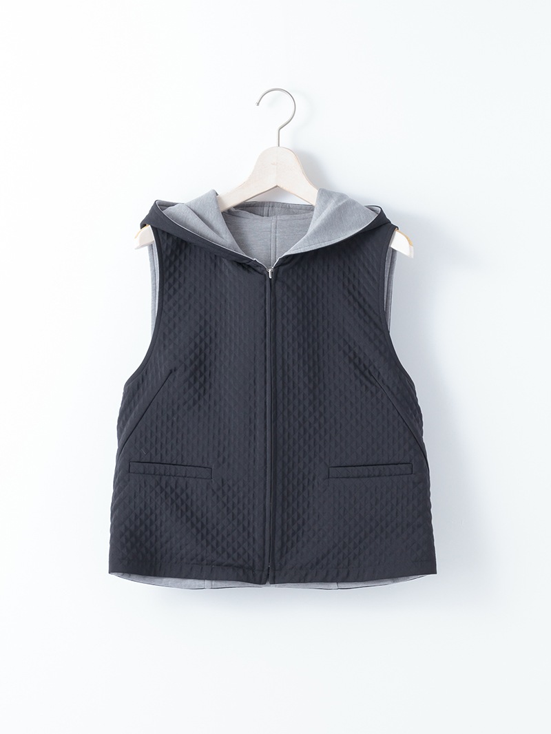 マトラッセ×ニットリバーシブルジレ＜アウトレット均一価格＞