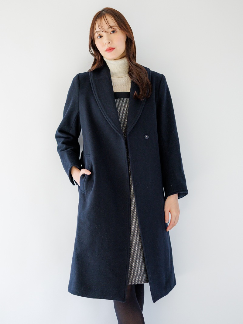 【50%OFF】ジャッカルメルトンショールカラーコート