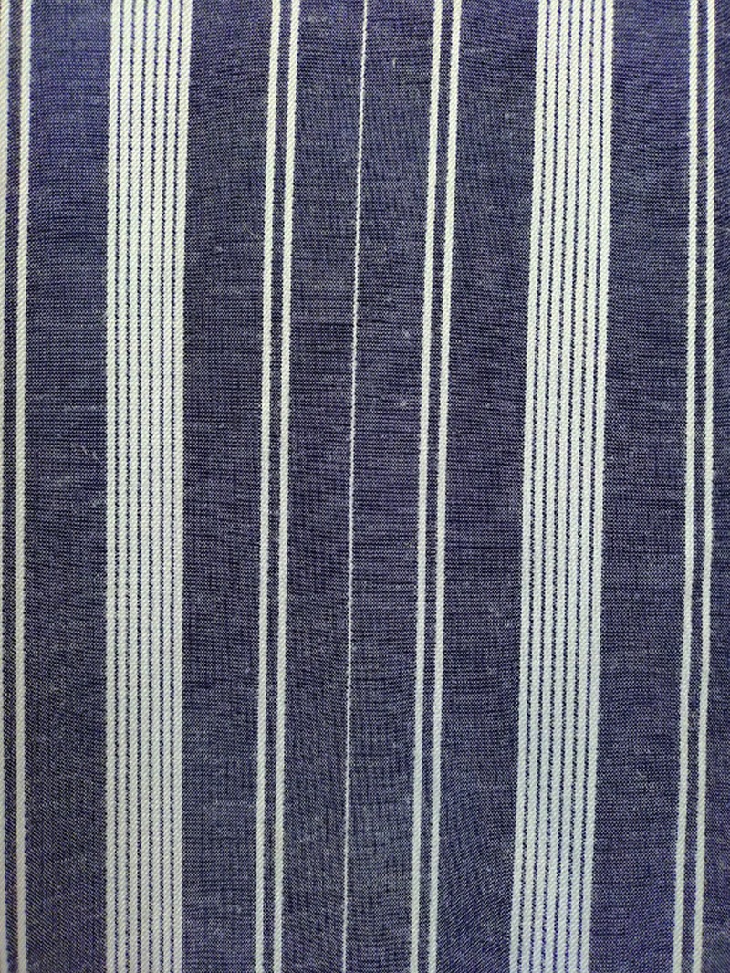 ストライプフレンチスリーブストレートワンピース