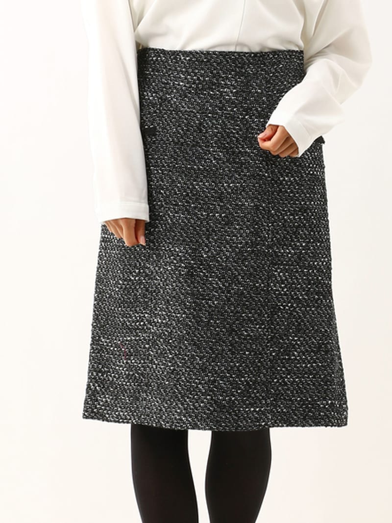 【60%OFF】スピンツイードAラインスカート