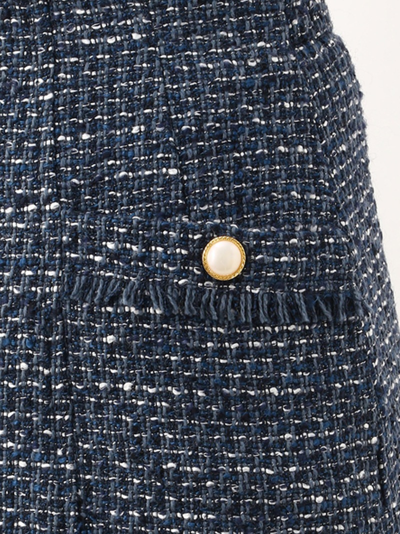 【60%OFF】スピンツイードAラインスカート