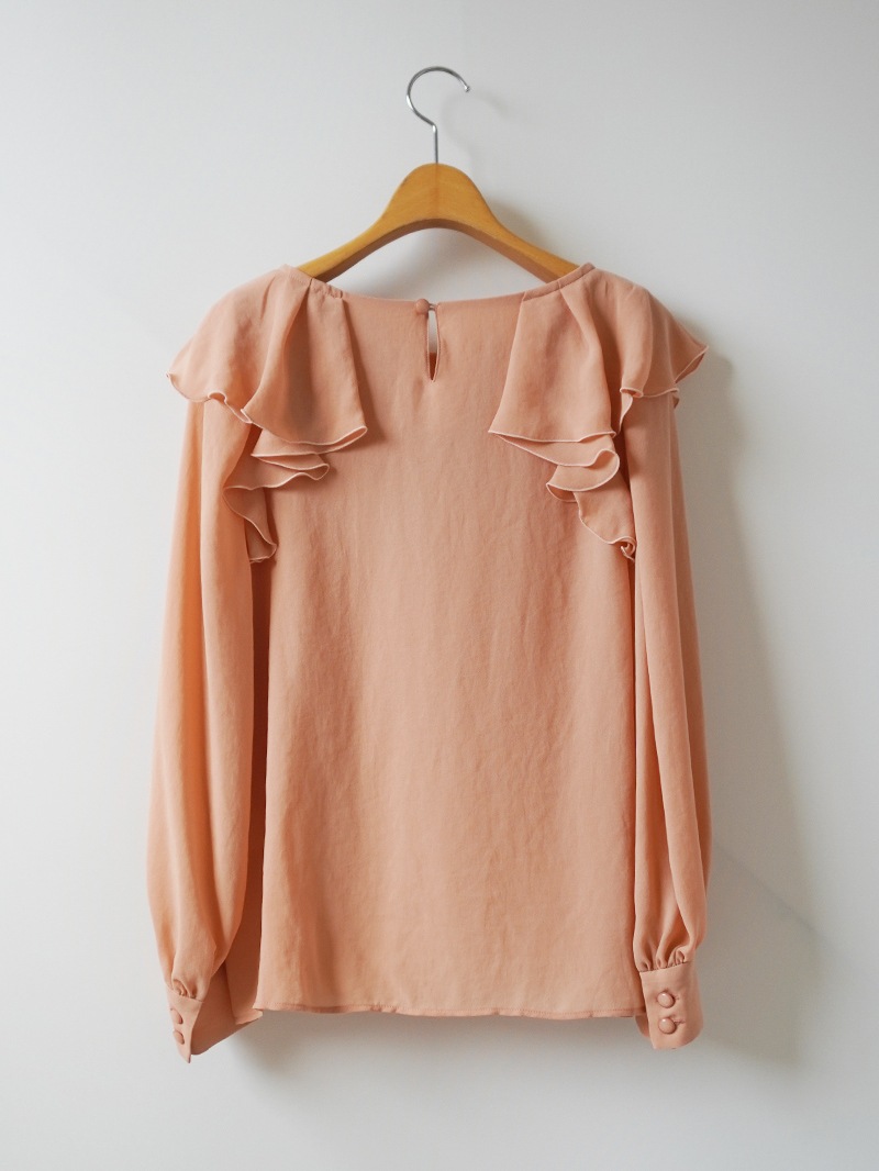 クレールGZ ラッフルブラウス＜アウトレット均一価格＞