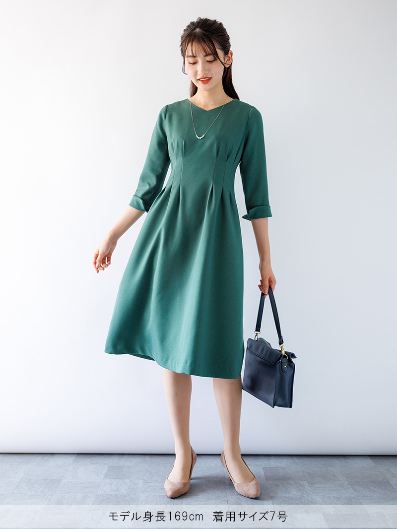 グレイシアウォームウエストタックワンピース｜KarLParkLane Style