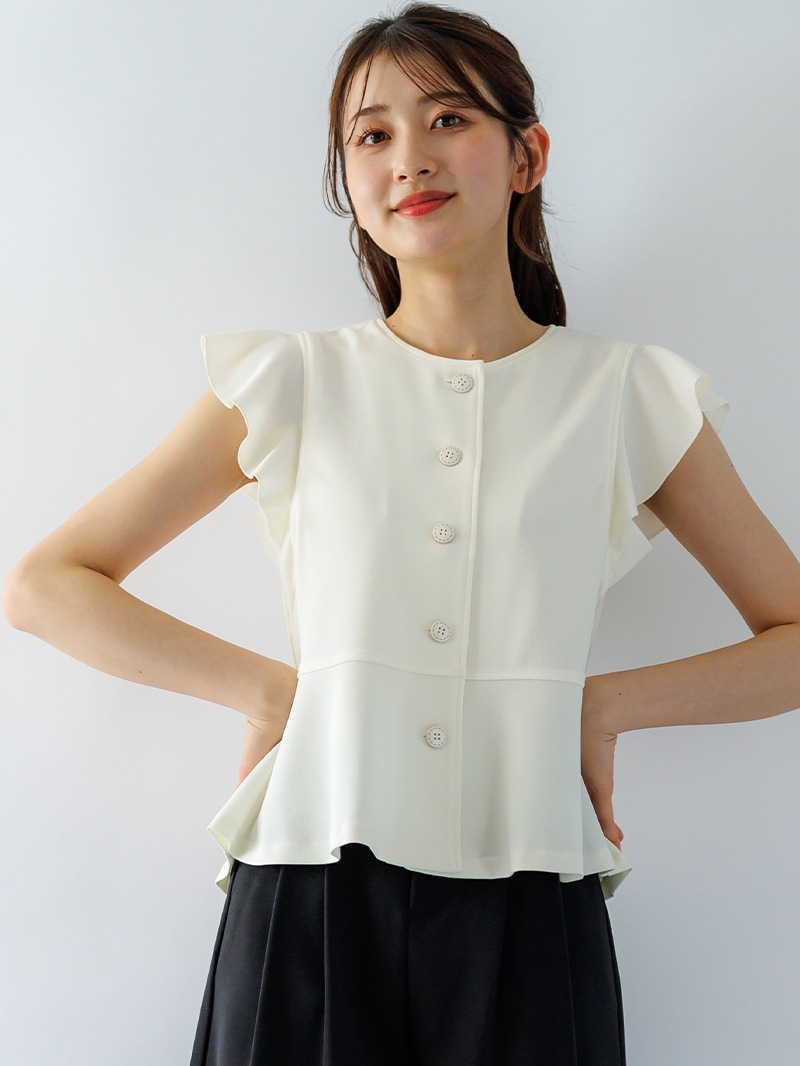 【OUTLET 2500円】ｸﾞﾚﾝﾆｯﾄﾗｲﾄ ﾌﾚｱｰ袖ﾁｭﾆｯｸ<10本以下>