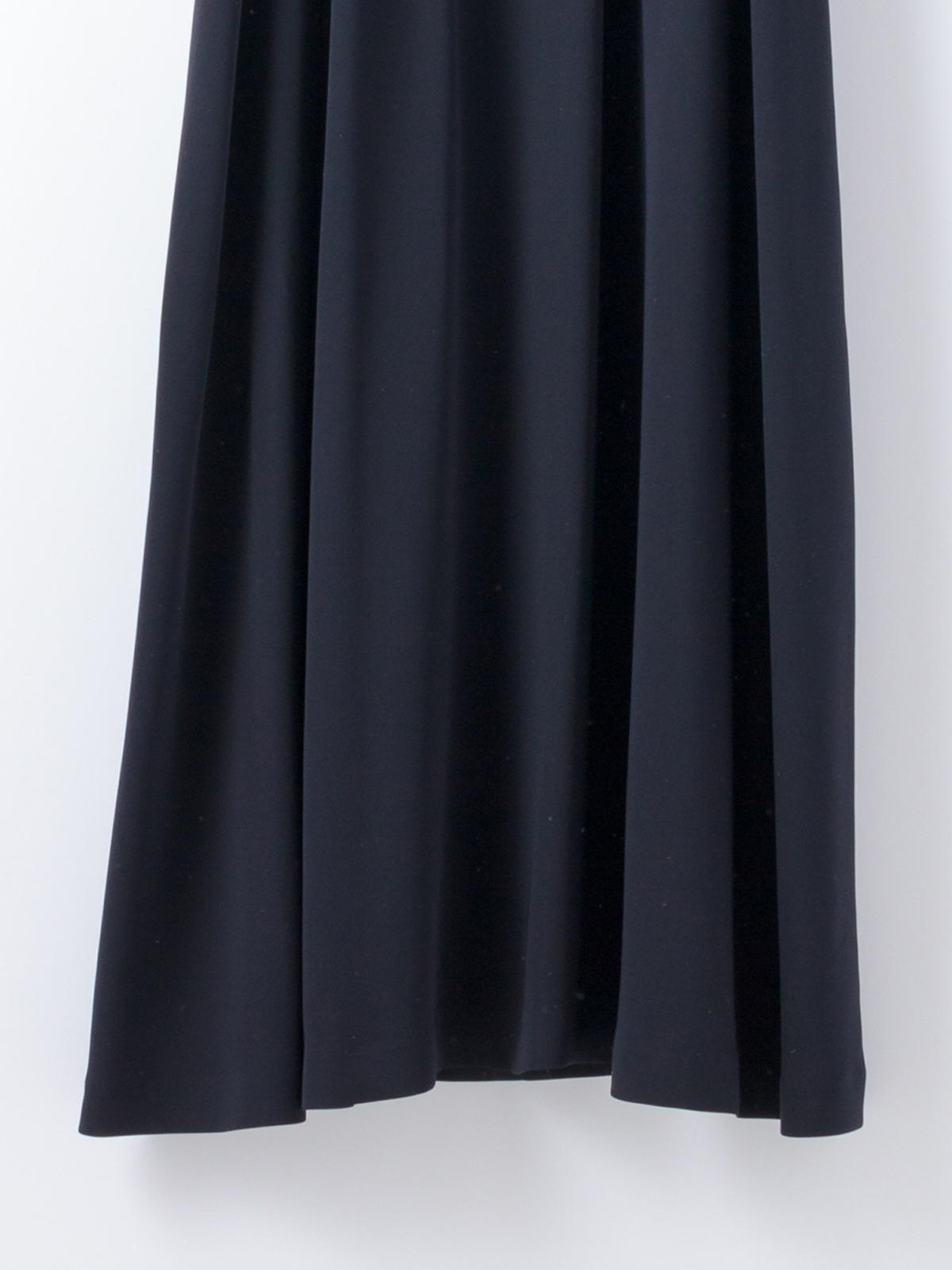 5分袖ダブルクロスウエストタックワンピース