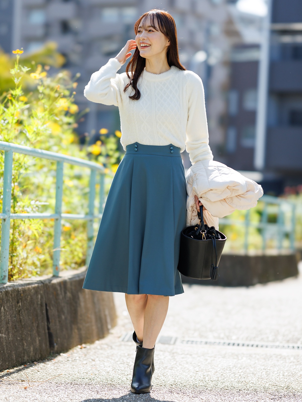 サーモサキソニータックフレアースカー｜KarLParkLane Style