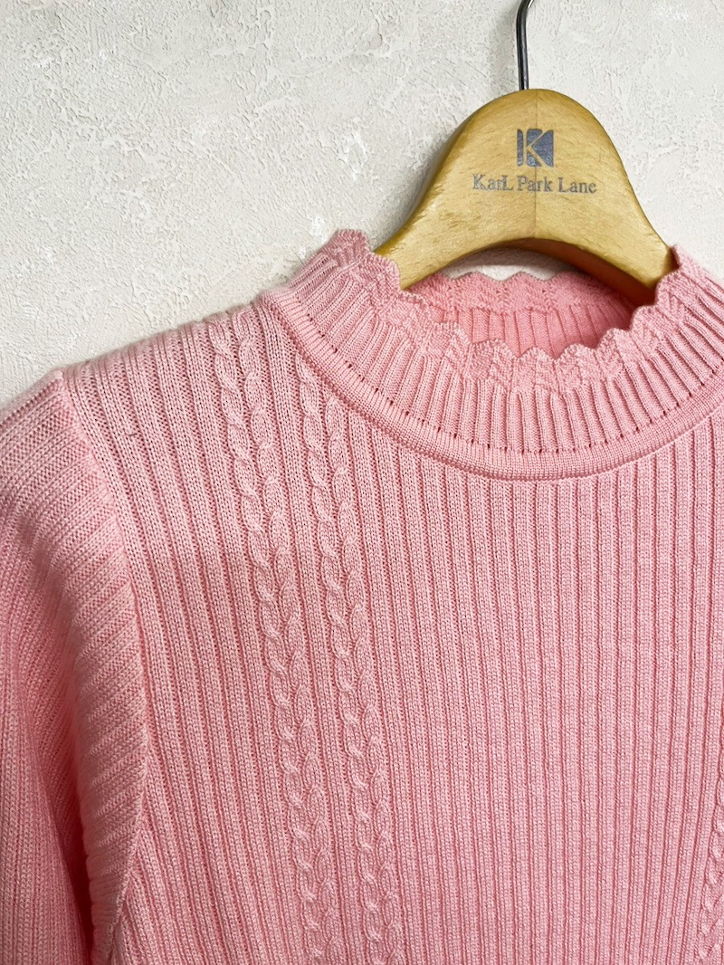 衿なみ柄ｹｰﾌﾞﾙ×ﾘﾌﾞﾊｲﾈｯｸ＜アウトレット均一価格＞