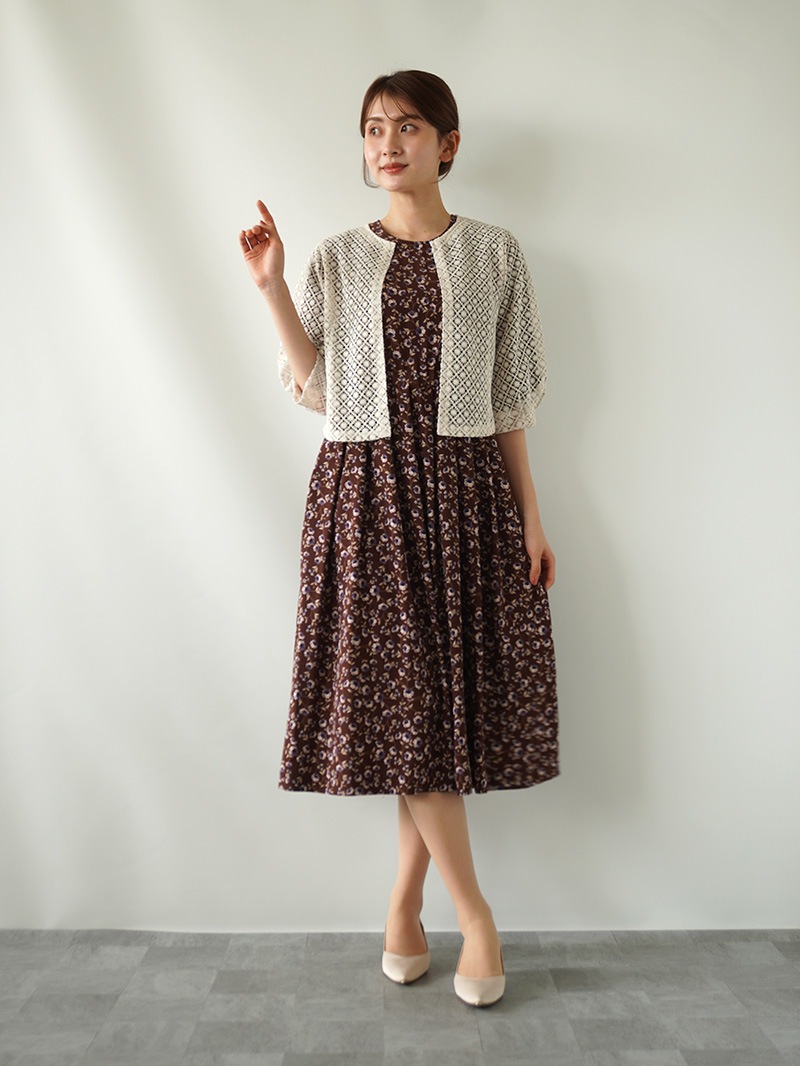 【OUTLET 2500円】ケミカルレース　ハオリブラウス<10本以下>