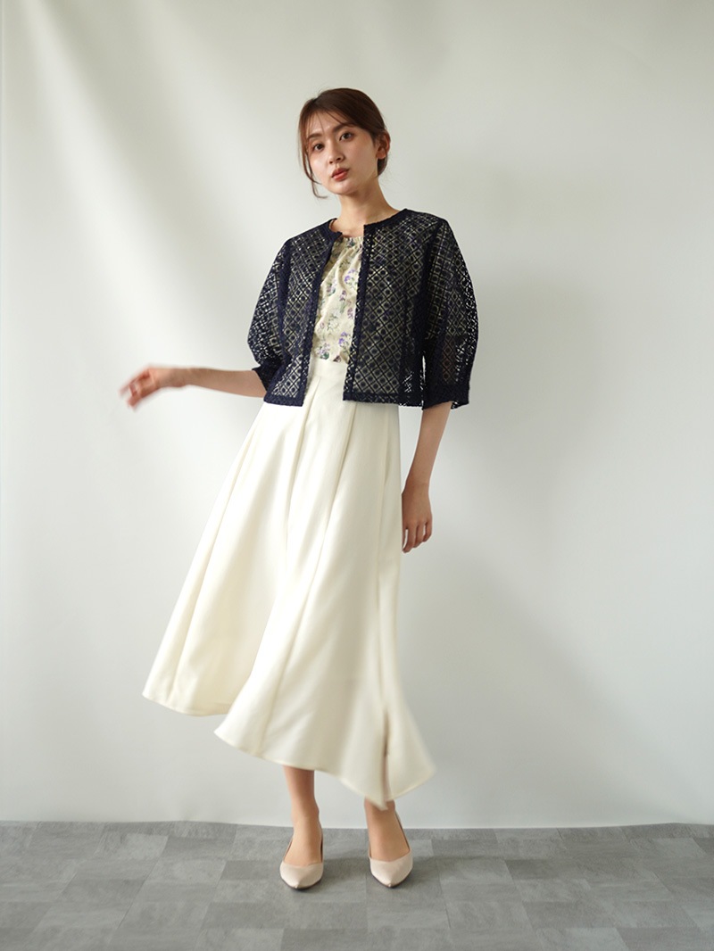 【OUTLET 2500円】ケミカルレース　ハオリブラウス<10本以下>