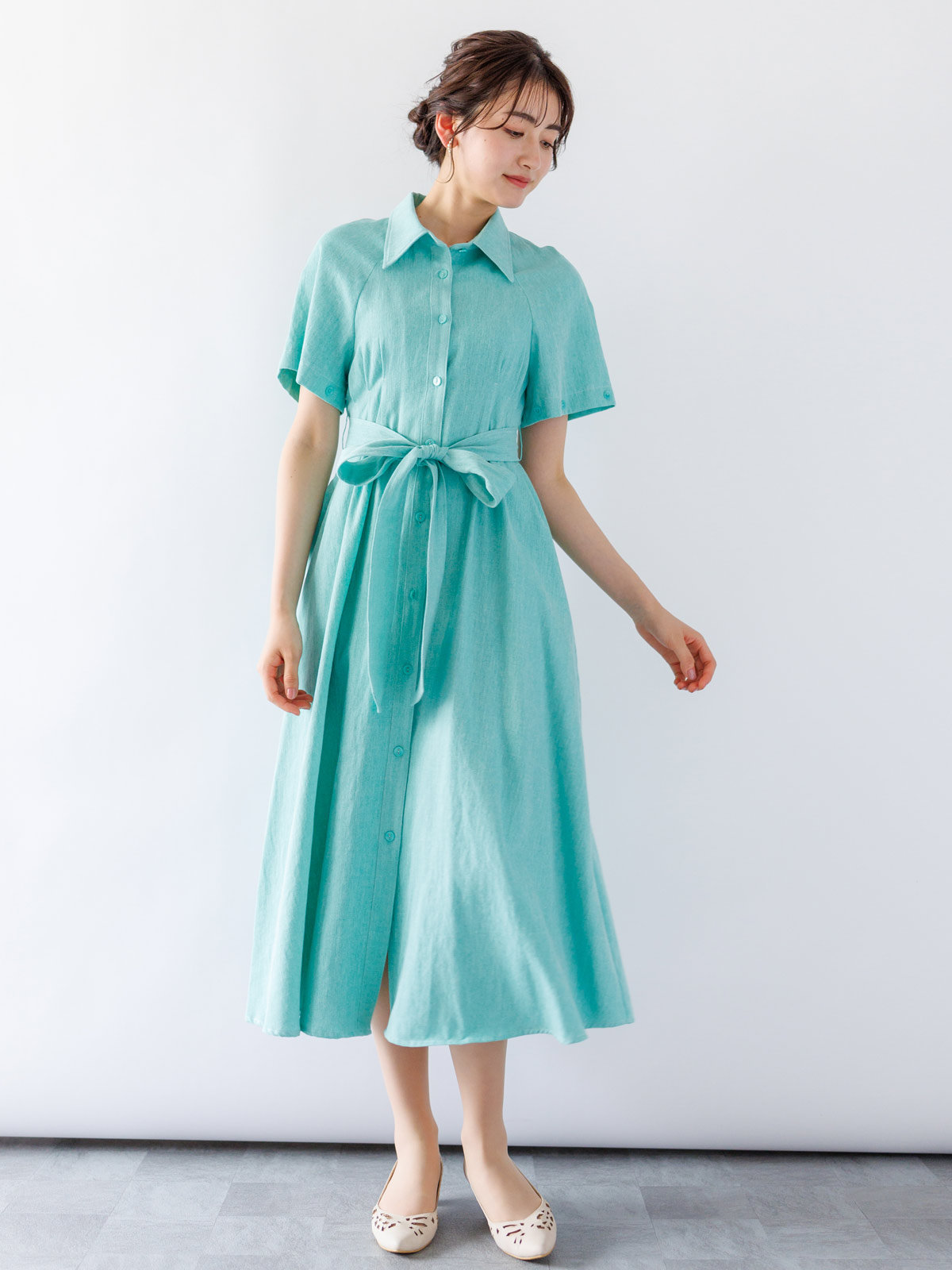 【春SALE】デニム袖取外しロングハオリ