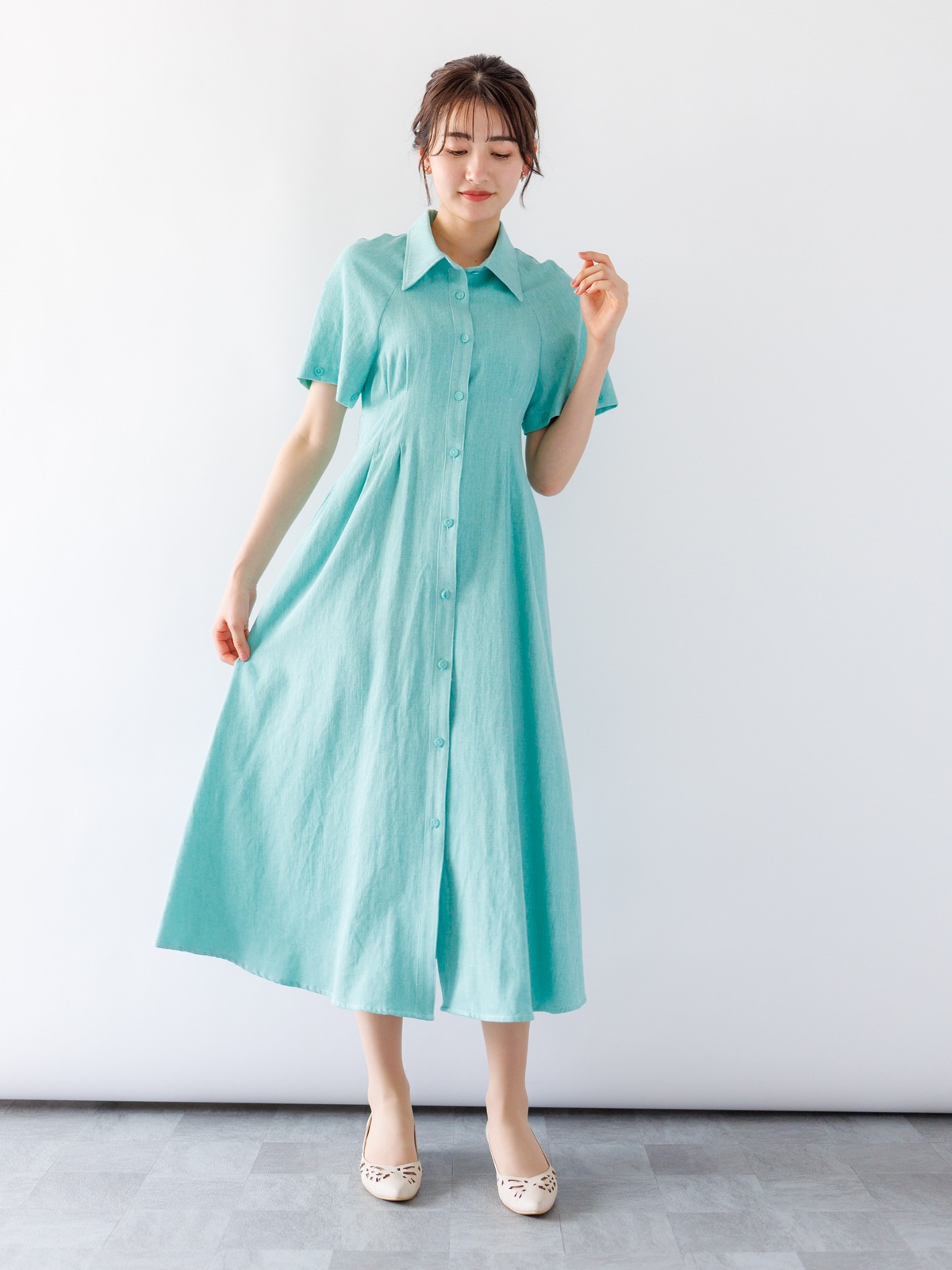 【春SALE】デニム袖取外しロングハオリ