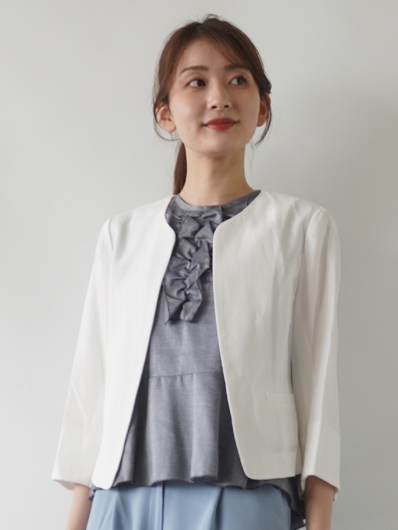 【SUMMER SALE】キーネックジャケット