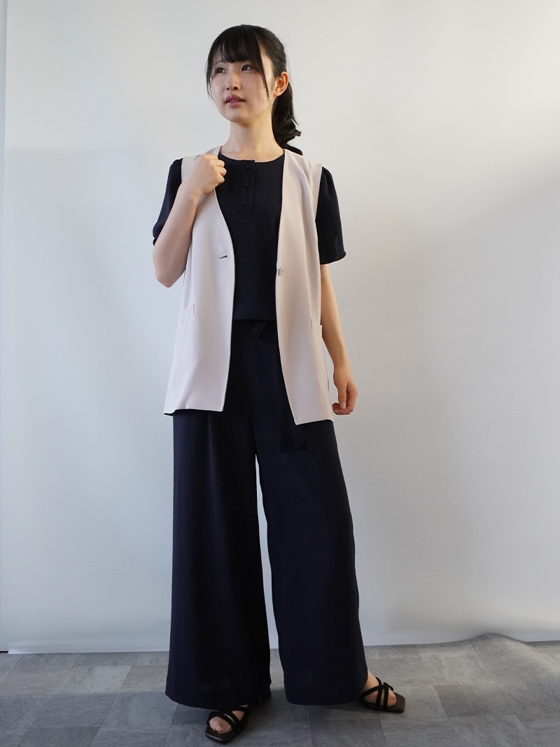【20%OFF】ムジジョーゼットウォッシャブルパンツ