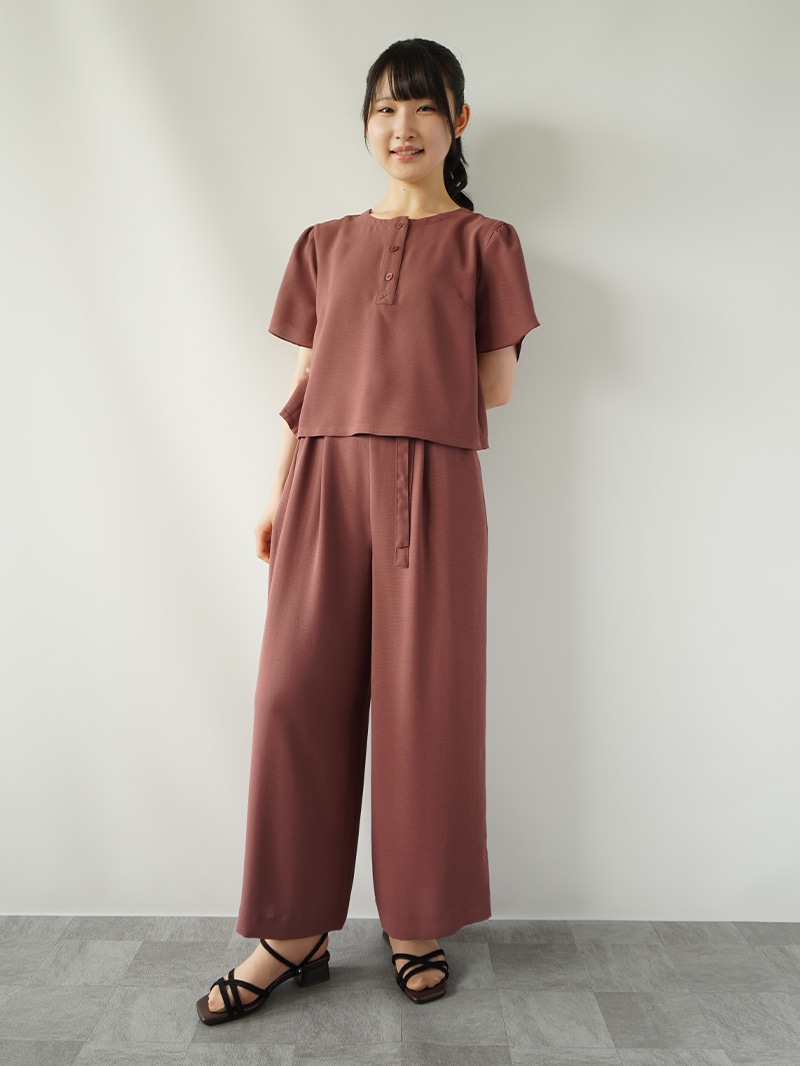 【20%OFF】ムジジョーゼットウォッシャブルパンツ