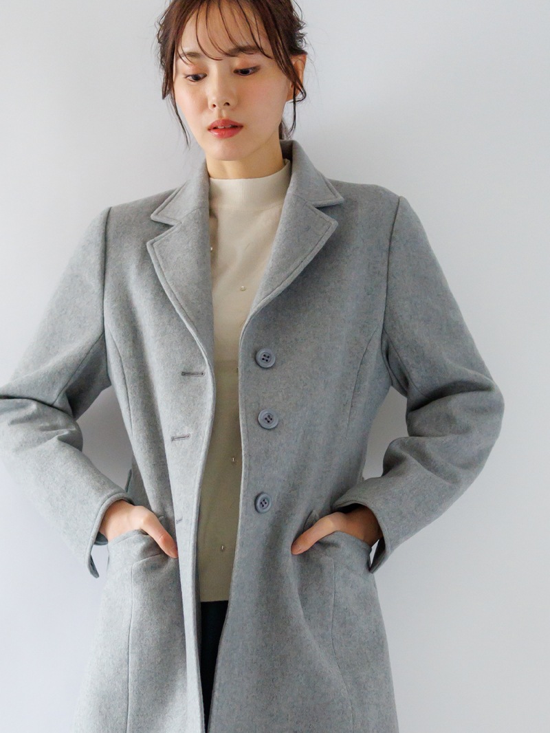 【20%OFF】ジャッカルシングルメルトンチェスターコート