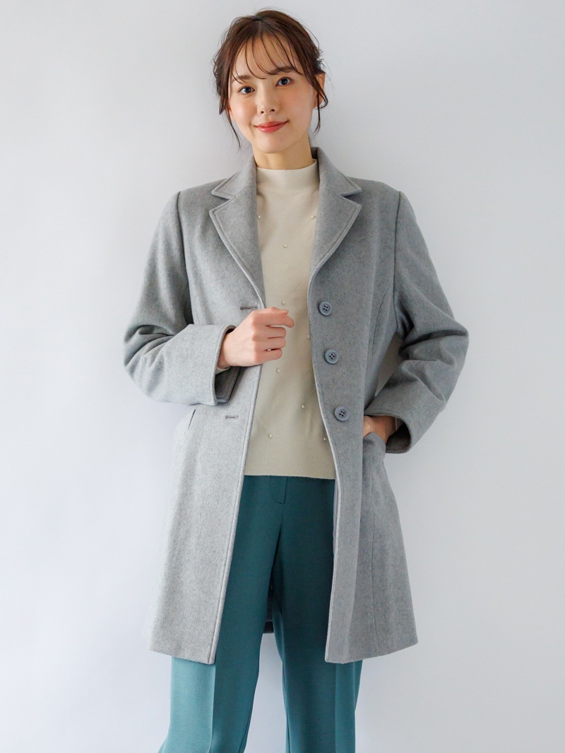 【20%OFF】ジャッカルシングルメルトンチェスターコート