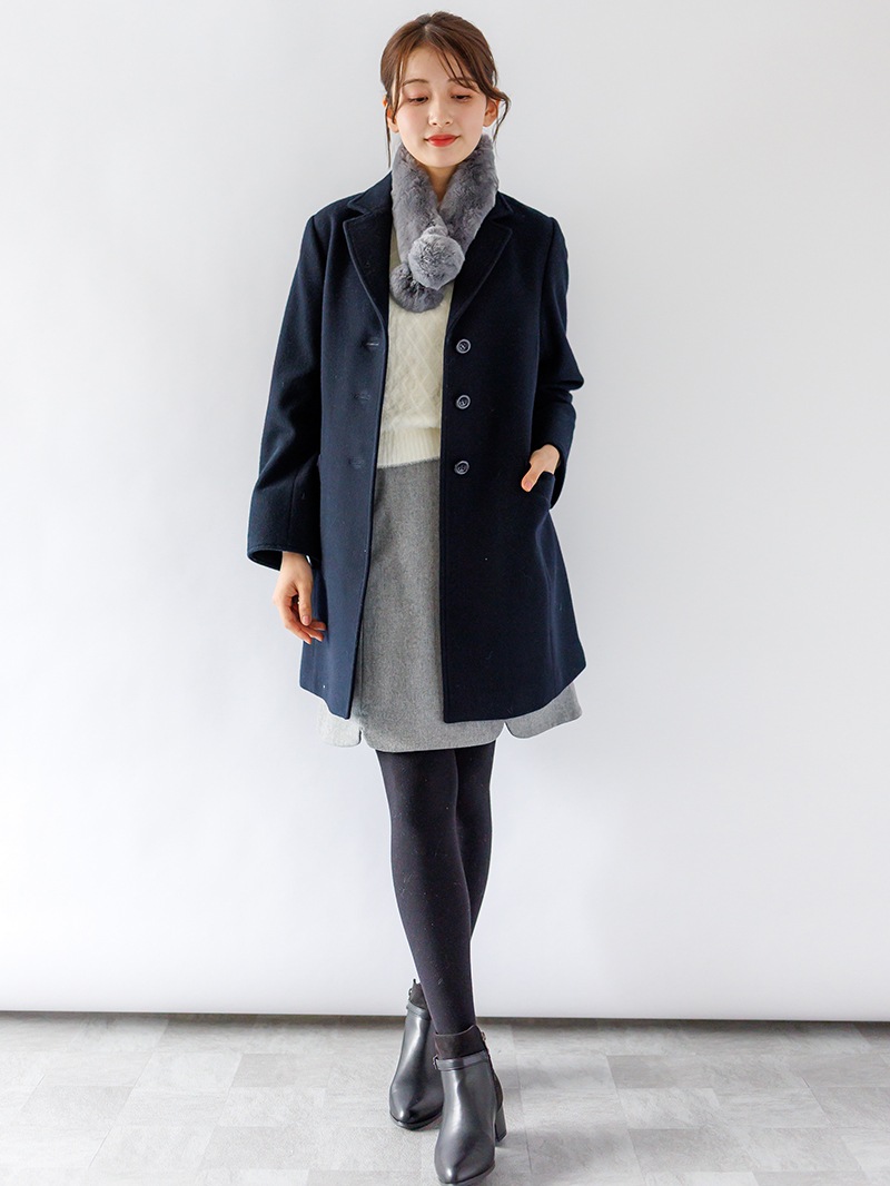 【20%OFF】ジャッカルシングルメルトンチェスターコート