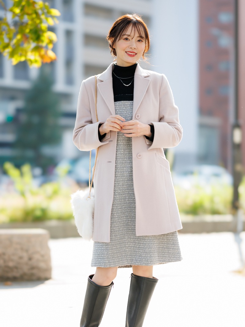 【20%OFF】ジャッカルシングルメルトンチェスターコート