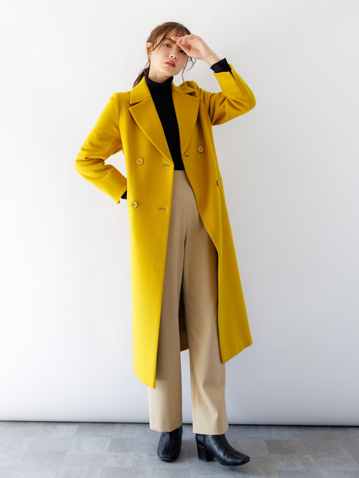 NEWJSビーバーWブレストロングコート｜KarLParkLane Style ONLINE SHOP