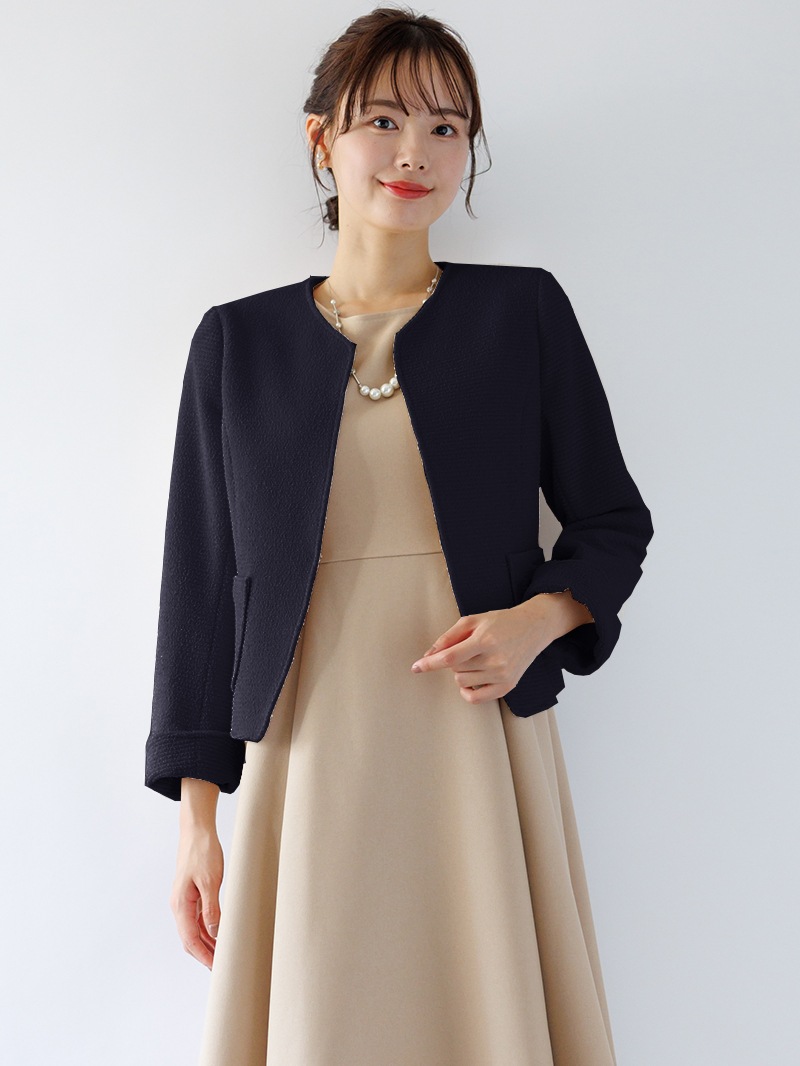 プライムニットファンシーキーネックジャケット