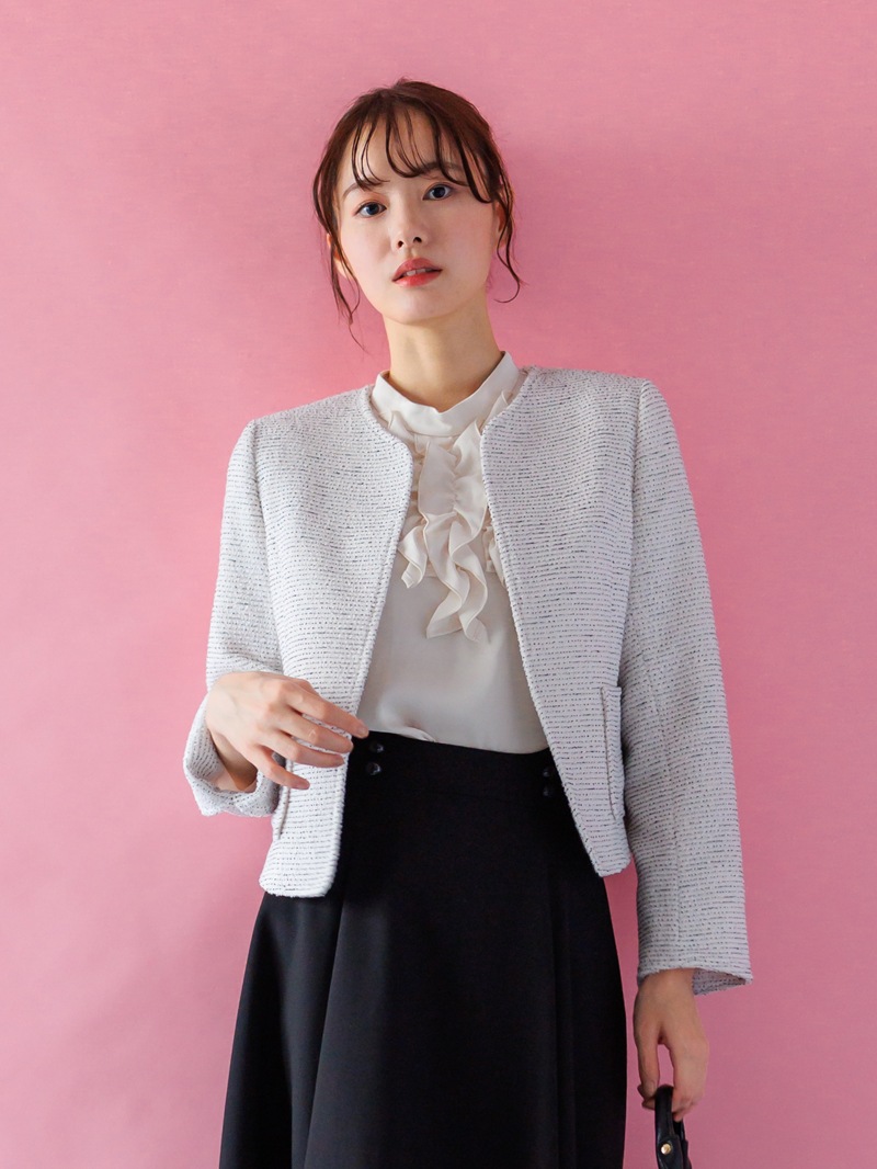 プライムニットファンシーキーネックジャケット