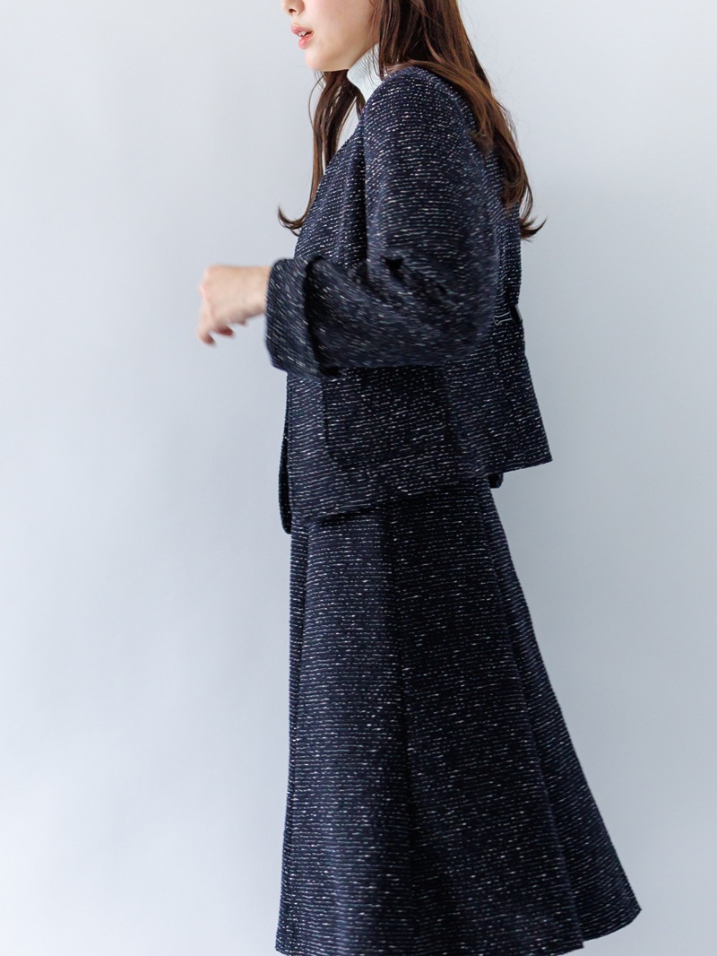 プライムニットファンシーキーネックジャケット