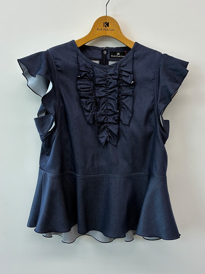 【OUTLET 2500円】セオａ 前フリルチュニック<10本以下>