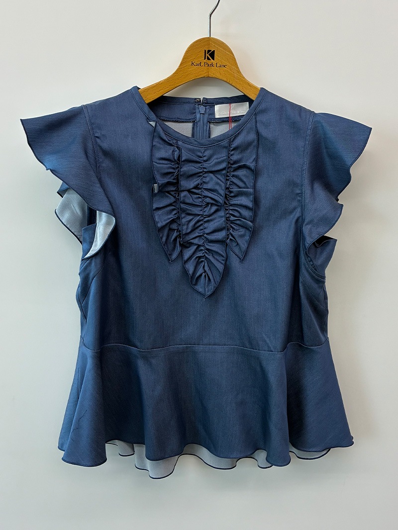 【OUTLET 2500円】セオａ 前フリルチュニック<10本以下>