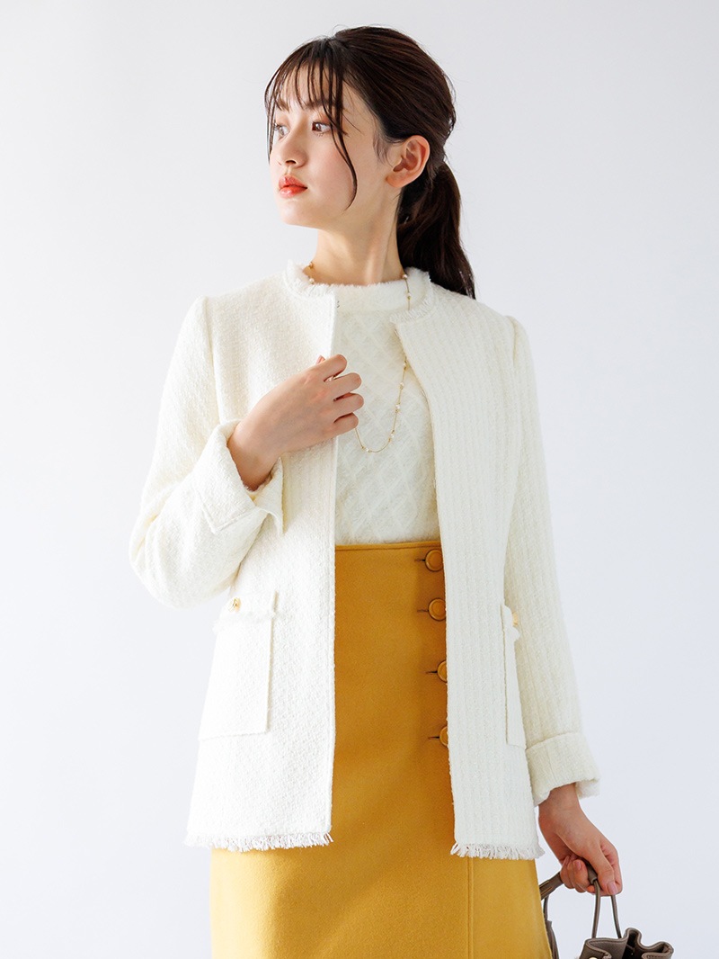 ツイードフリンジジャケット｜KarLParkLane Style ONLINE SHOP