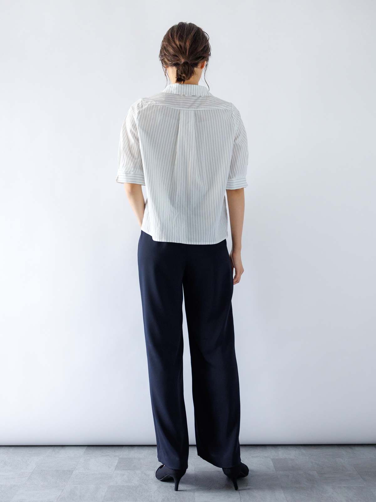 40%OFF】ストライプ 裾タックシャツ｜KarLParkLane Style ONLINE