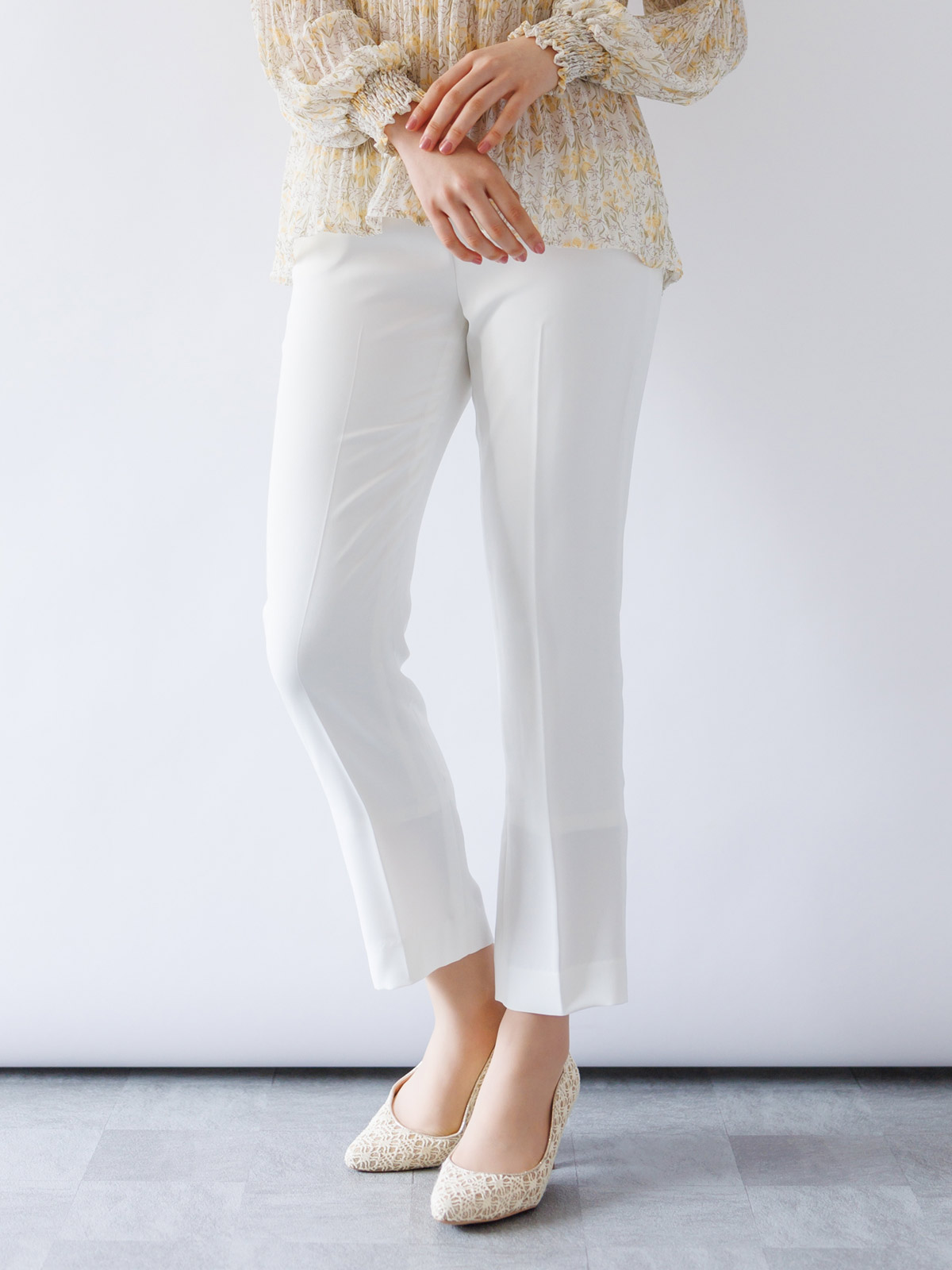 ダブルクロスセンタープレスパンツ