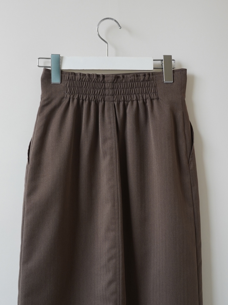 ヘリンボーンサイドファスナースカート