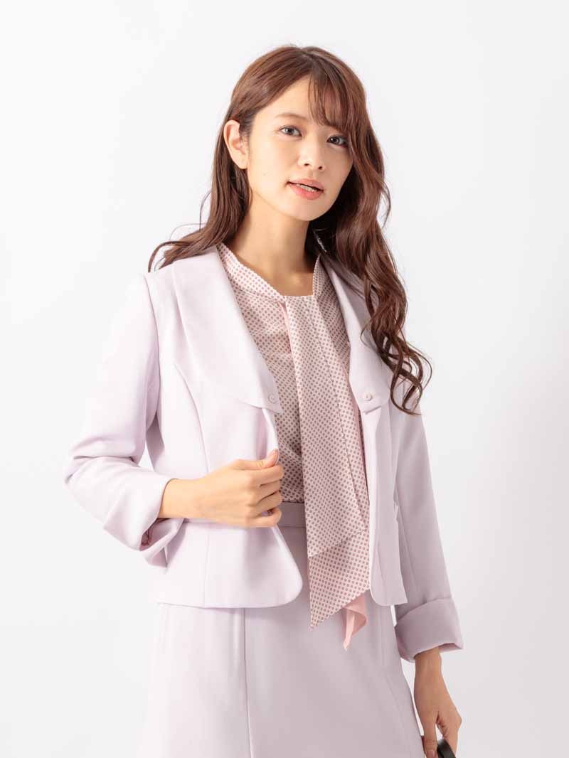 【定番商品 半額SALE】ハニーツイスト取外しへちま衿ジャケット