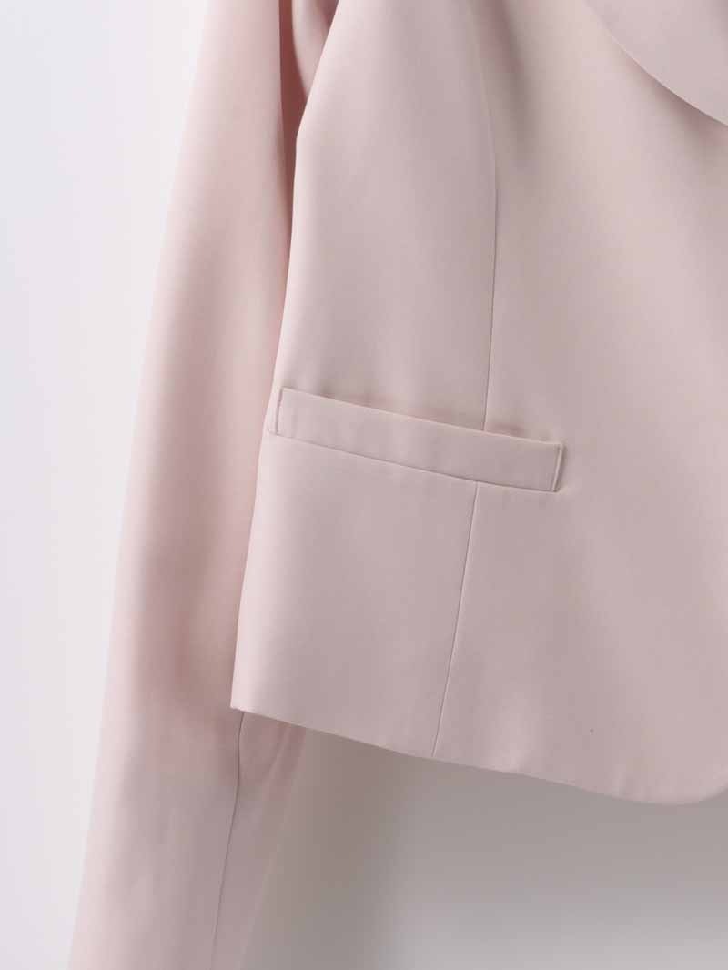 【定番商品 半額SALE】ハニーツイスト取外しへちま衿ジャケット