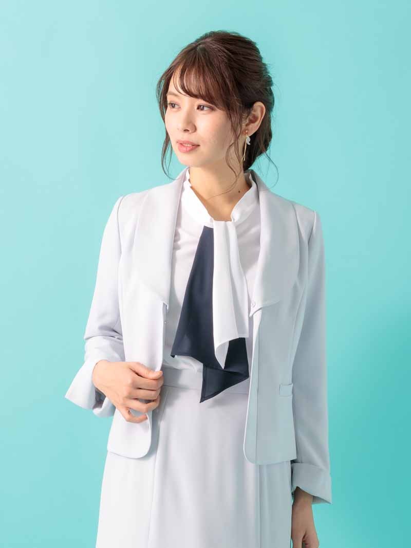 【定番商品 半額SALE】ハニーツイスト取外しへちま衿ジャケット