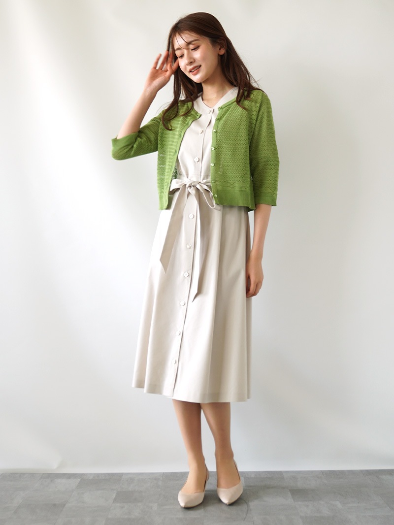 【20%OFF】リネンタイプライターシャツワンピース