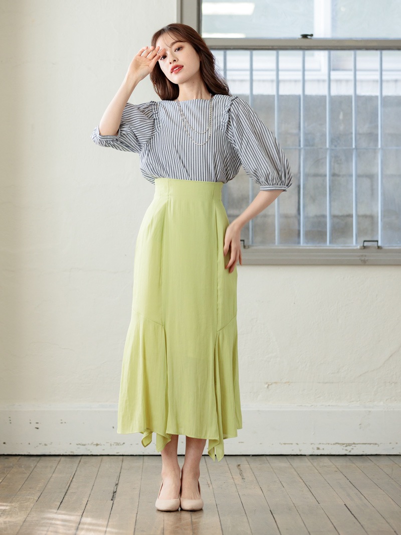 【OUTLET 2500円】セレーナローンビックスリーブブラウス<10本以下>