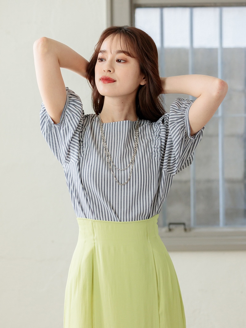【OUTLET 2500円】セレーナローンビックスリーブブラウス<10本以下>