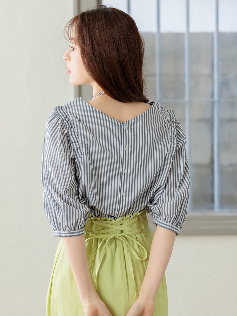 【OUTLET 2500円】セレーナローンビックスリーブブラウス<10本以下>