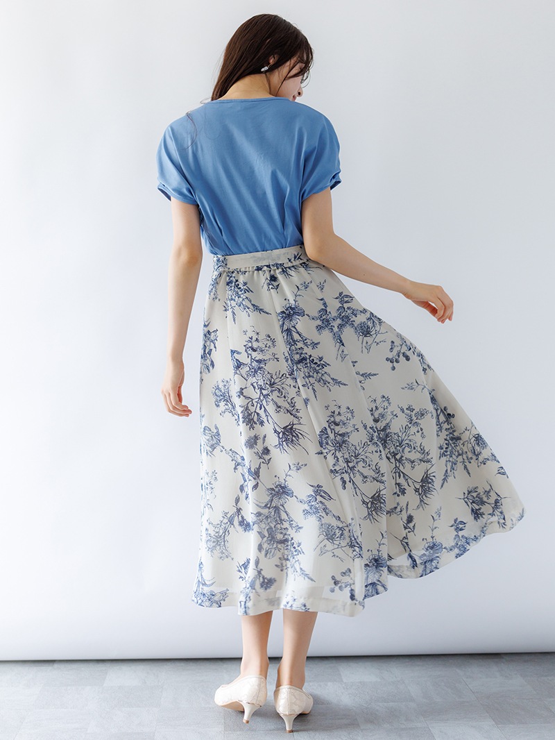 20倍ポイント＊【20%OFF】前ギャザードルマンカットソー
