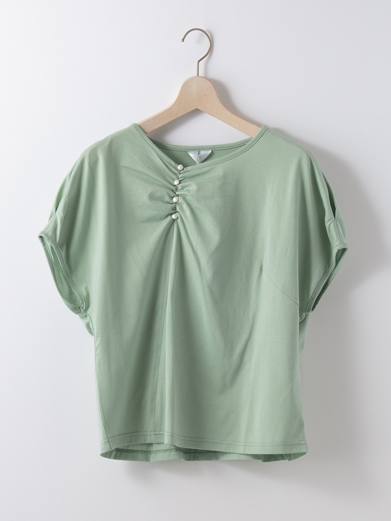 50%OFF】前ギャザードルマンカットソー｜KarLParkLane Style