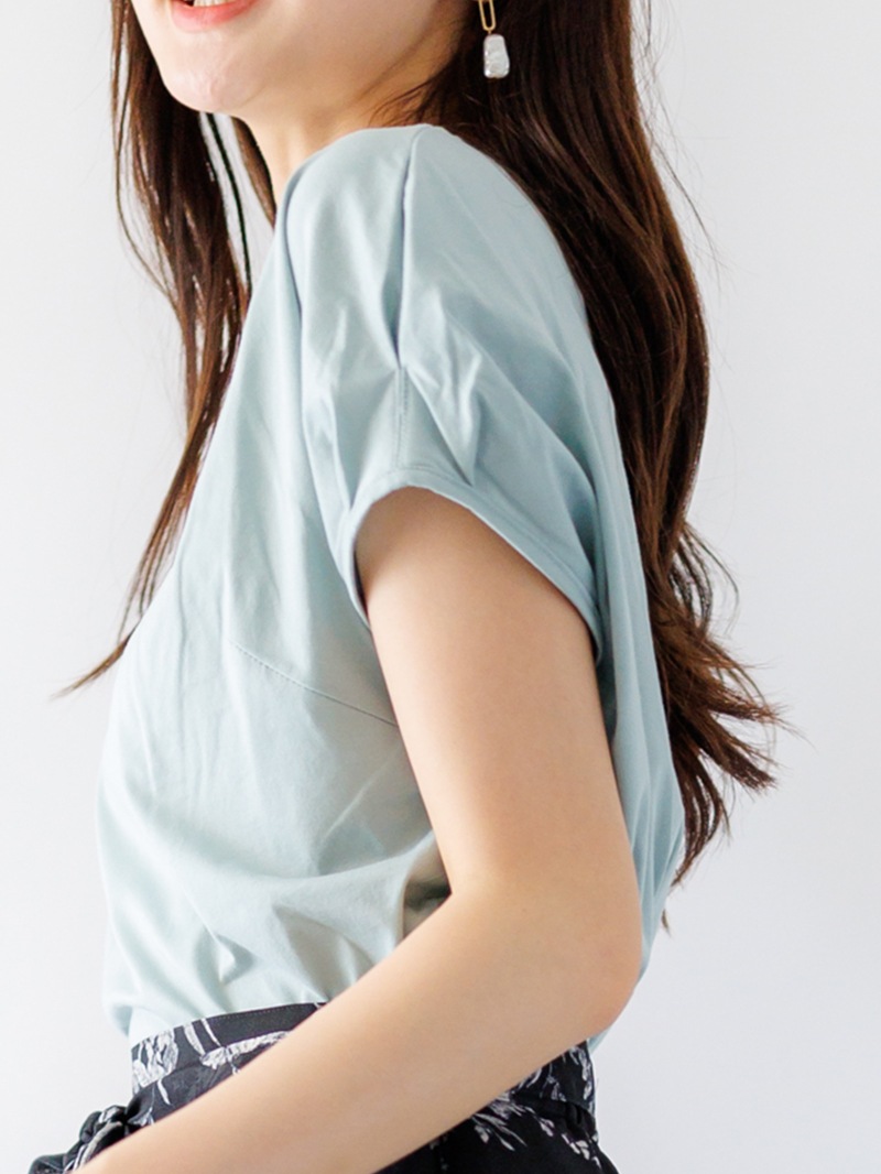 50%OFF】前ギャザードルマンカットソー｜KarLParkLane Style