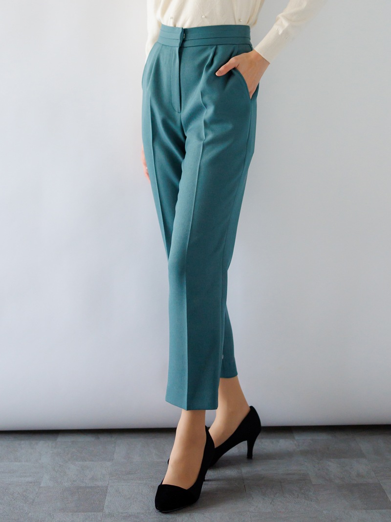 【30%OFF】綾二重センタープレスパンツ