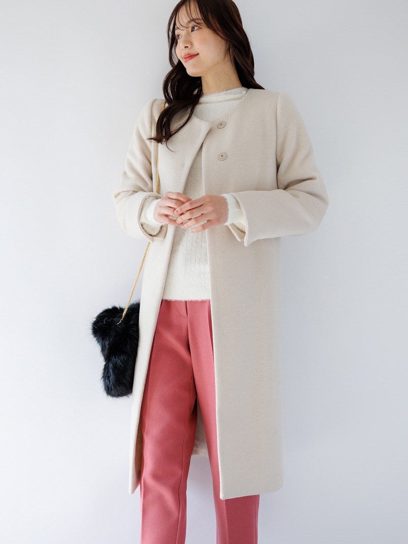 【30%OFF】綾二重センタープレスパンツ