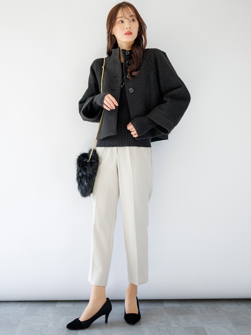 【30%OFF】綾二重センタープレスパンツ