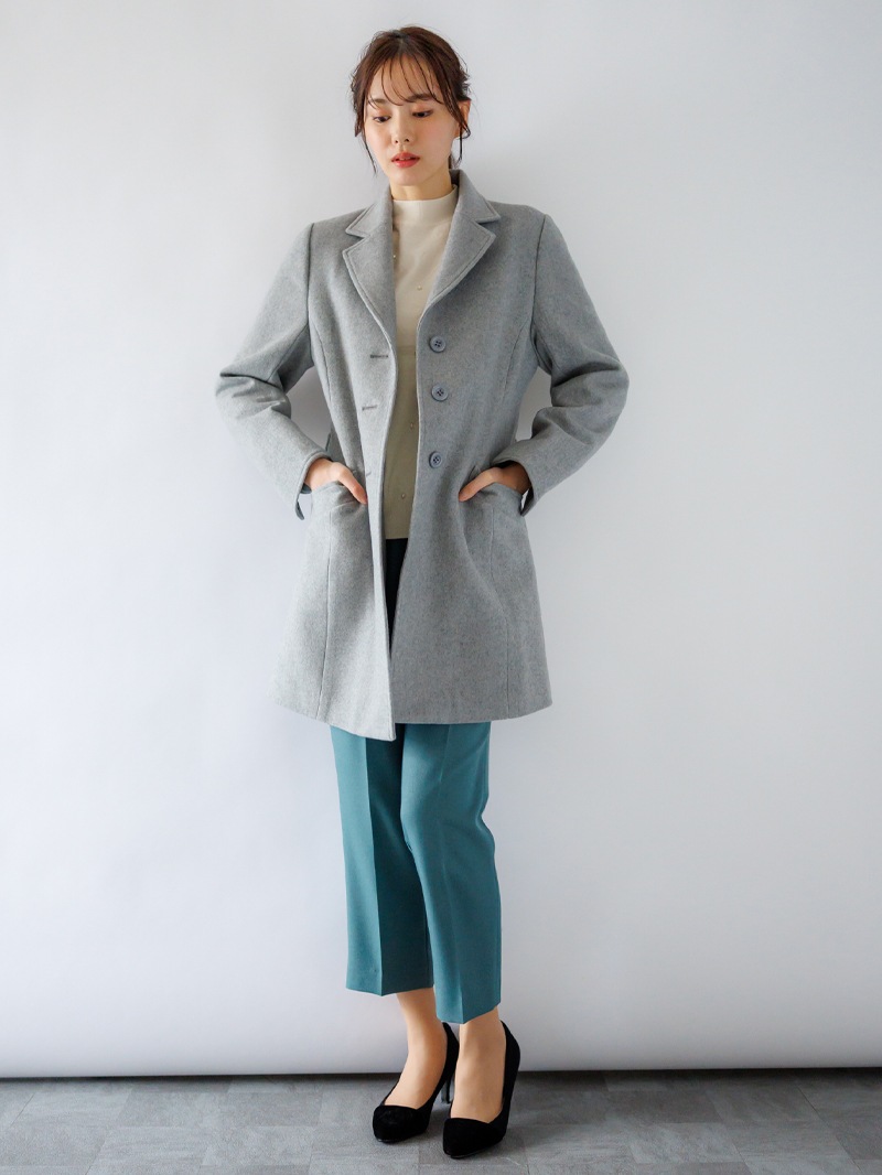 【30%OFF】綾二重センタープレスパンツ