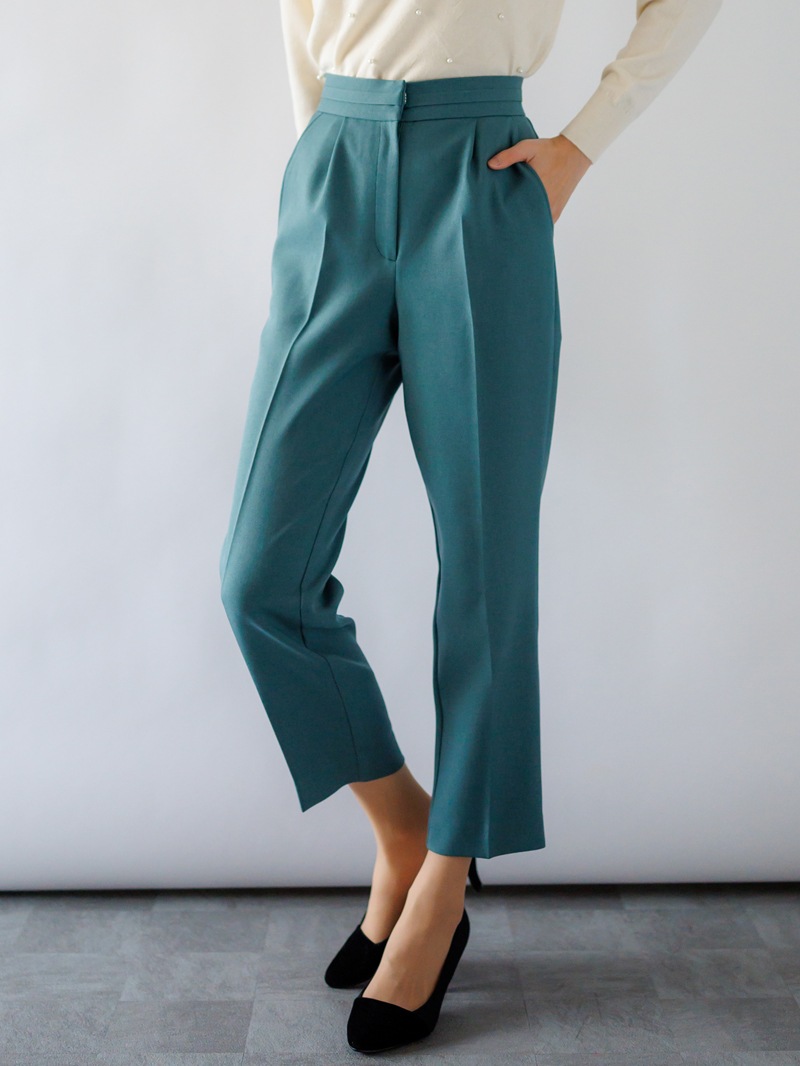 【30%OFF】綾二重センタープレスパンツ